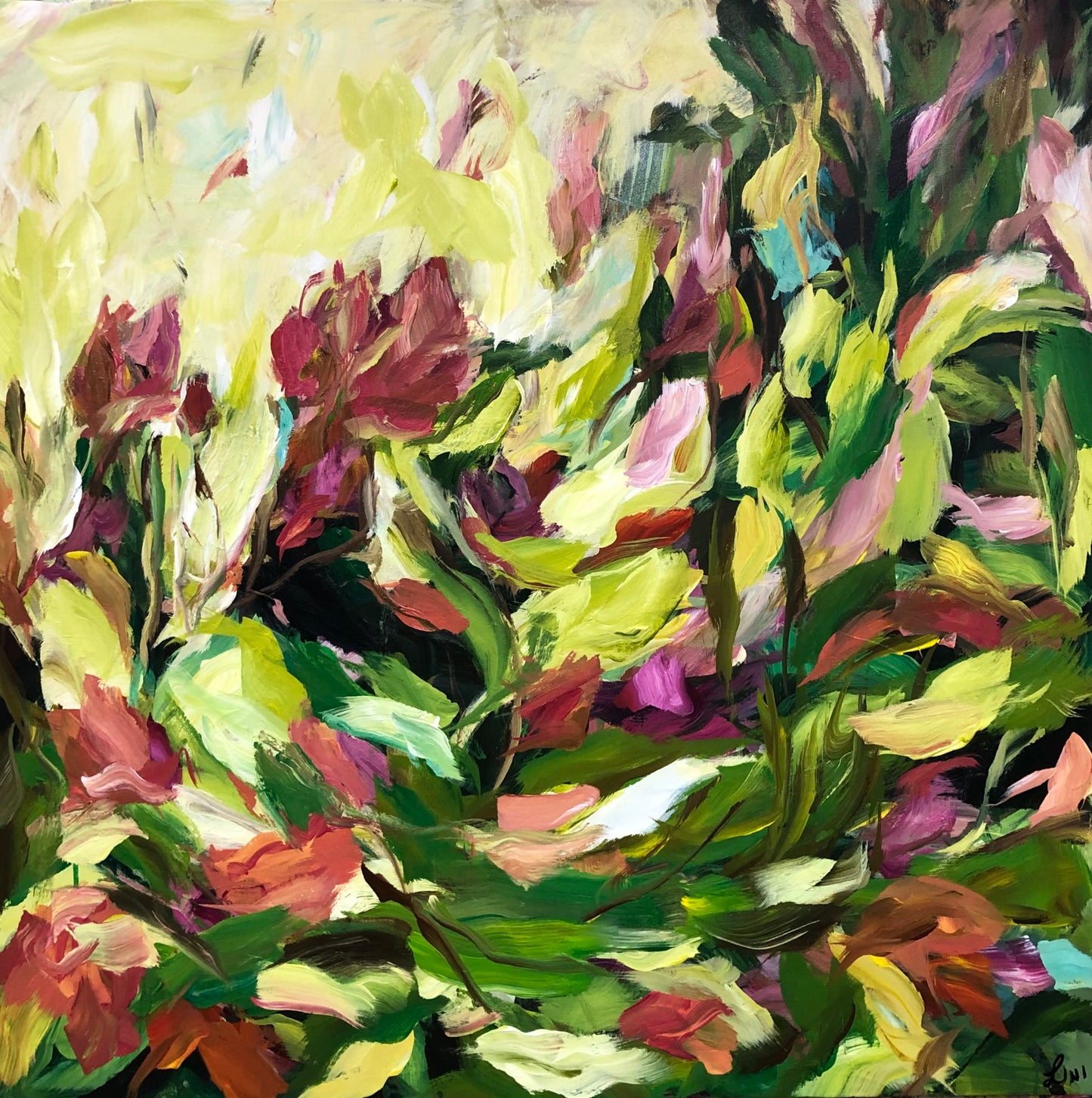 Falling Petals by Denise Lini