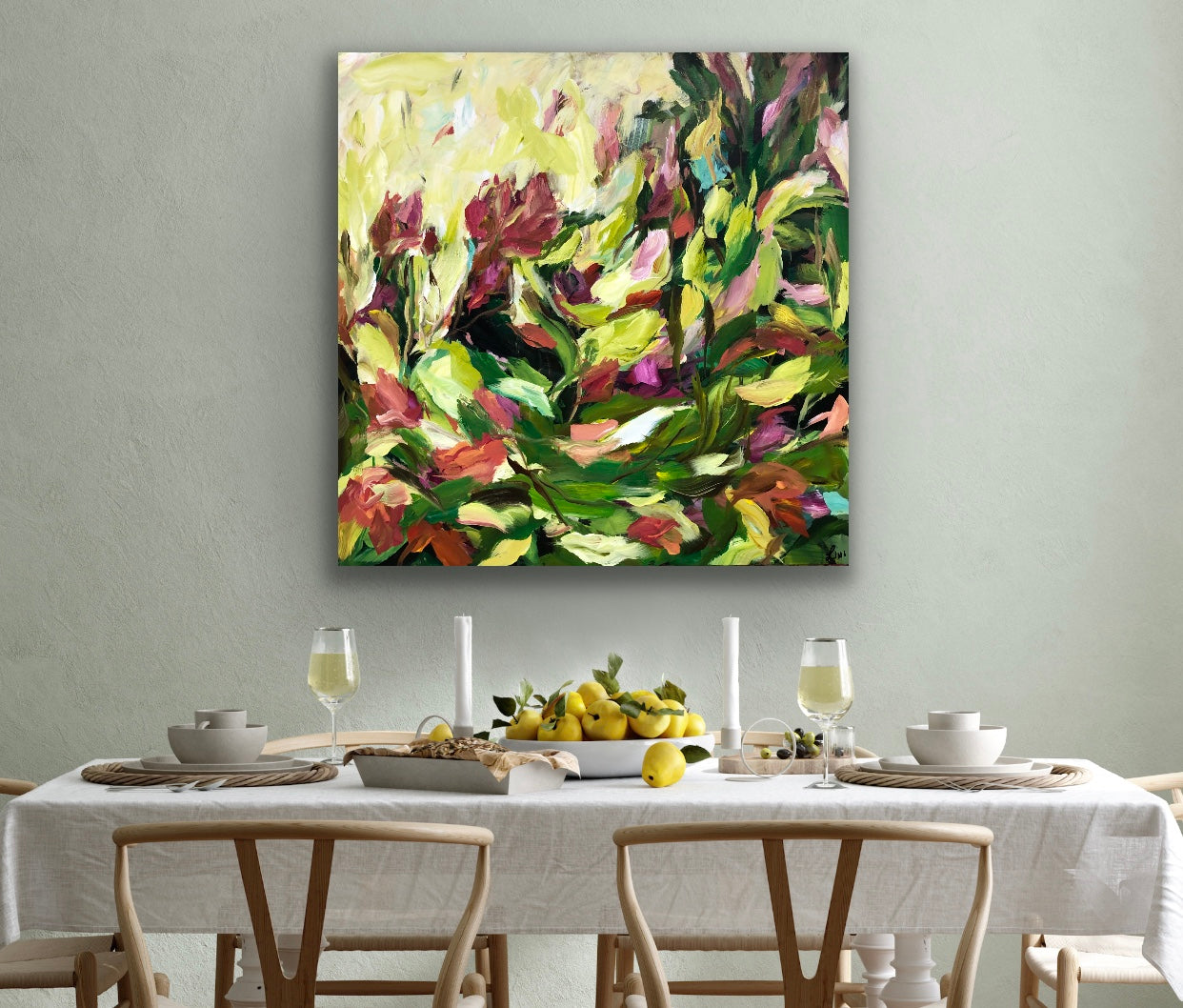 Falling Petals by Denise Lini