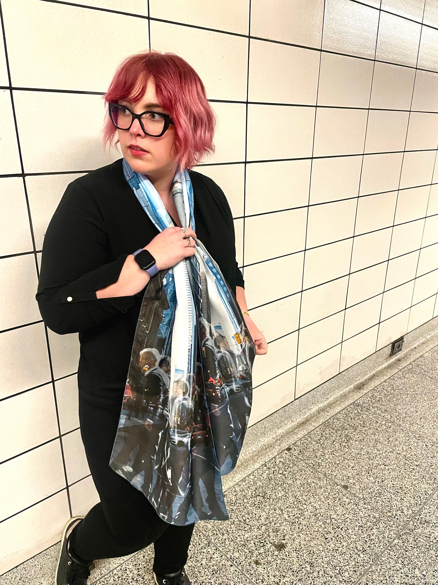 Silk Scarf - Pocket Full of Dream by Sabrina Leeder