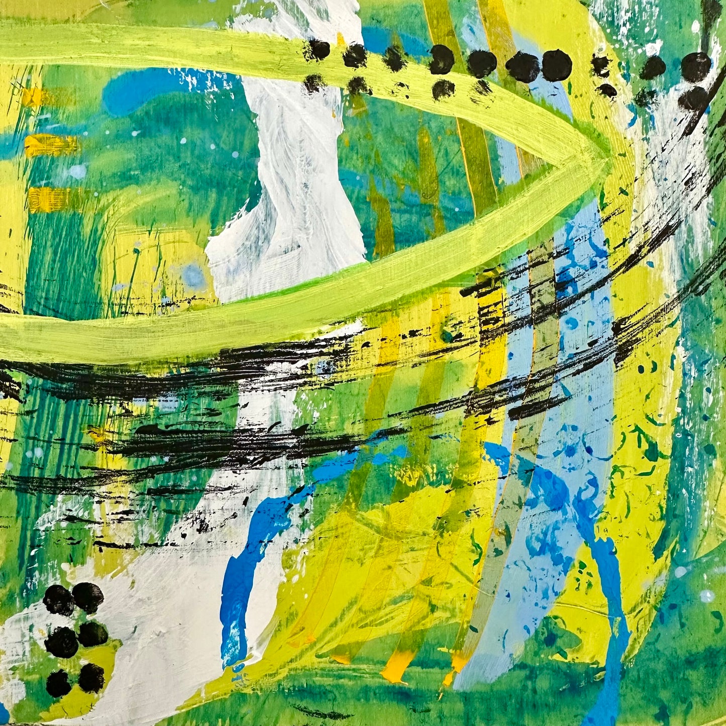 Small Abstract #17 by JudyBlue Anderson