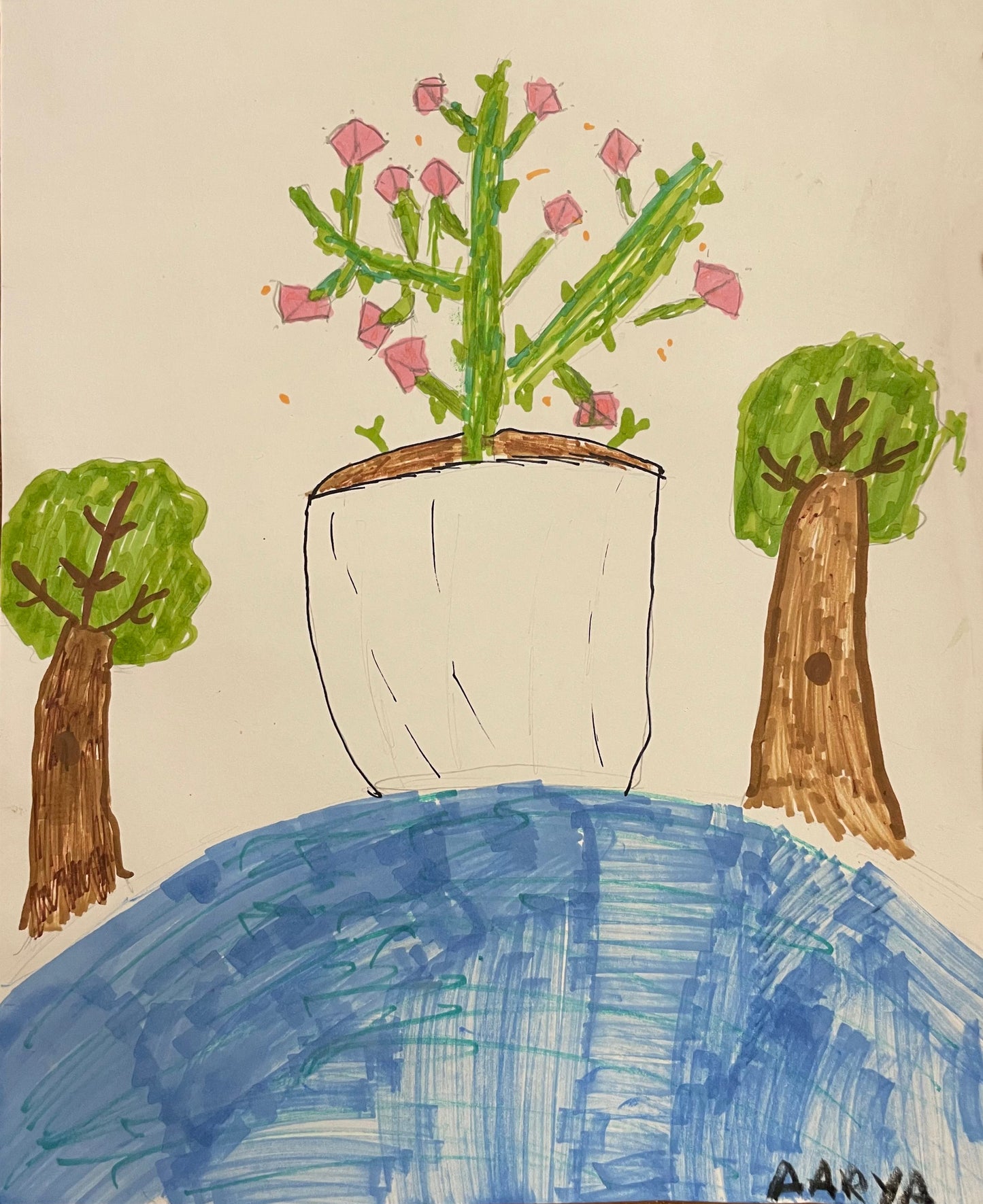 By The Sea by Aarya - Kids Juried Art Show