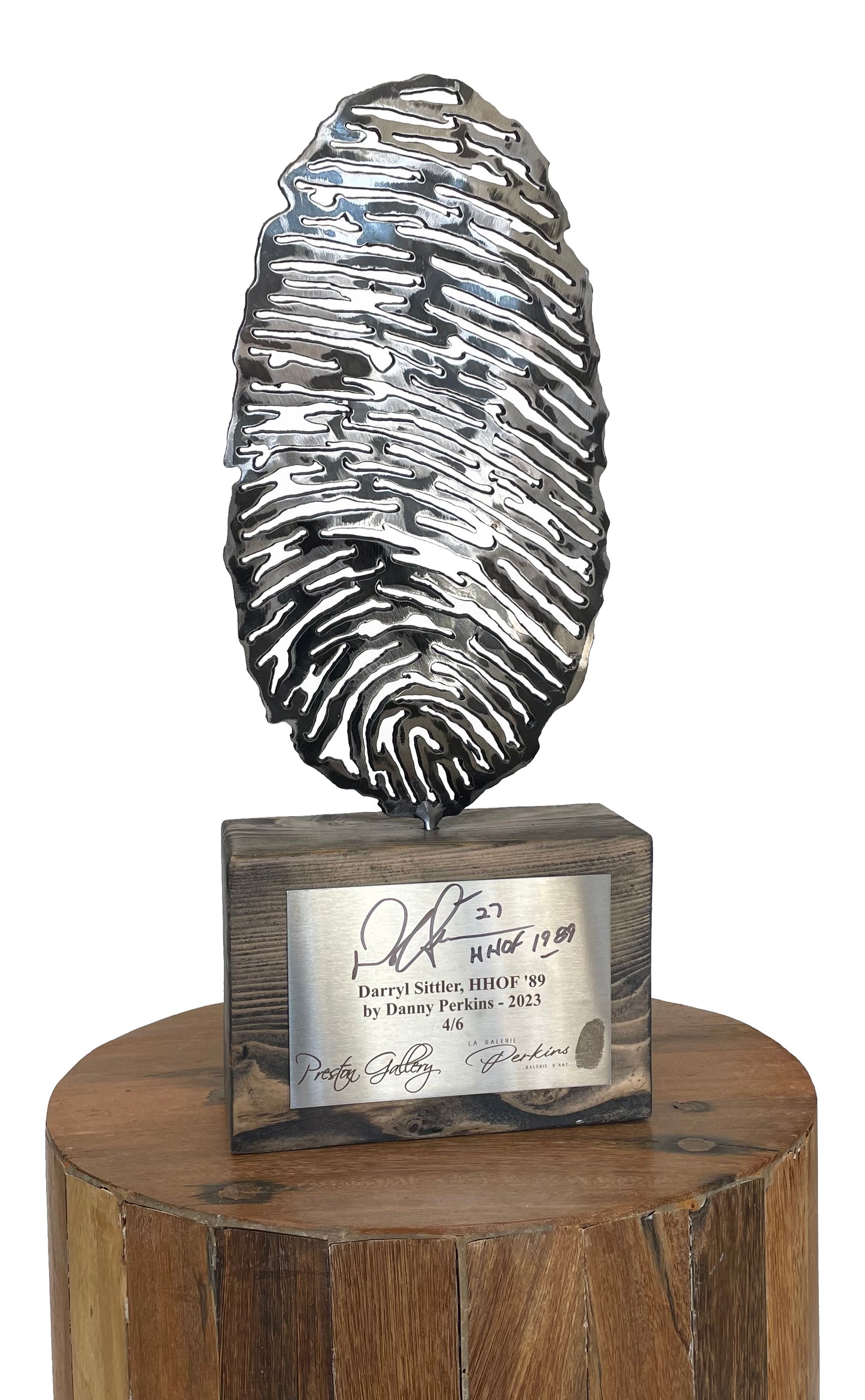Signed Darryl Sittler, Finger Print by Danny Perkins