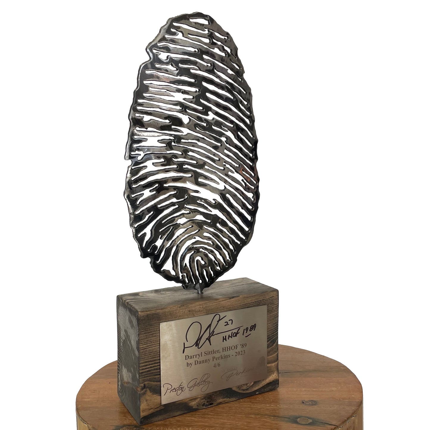 Signed Darryl Sittler, Finger Print by Danny Perkins