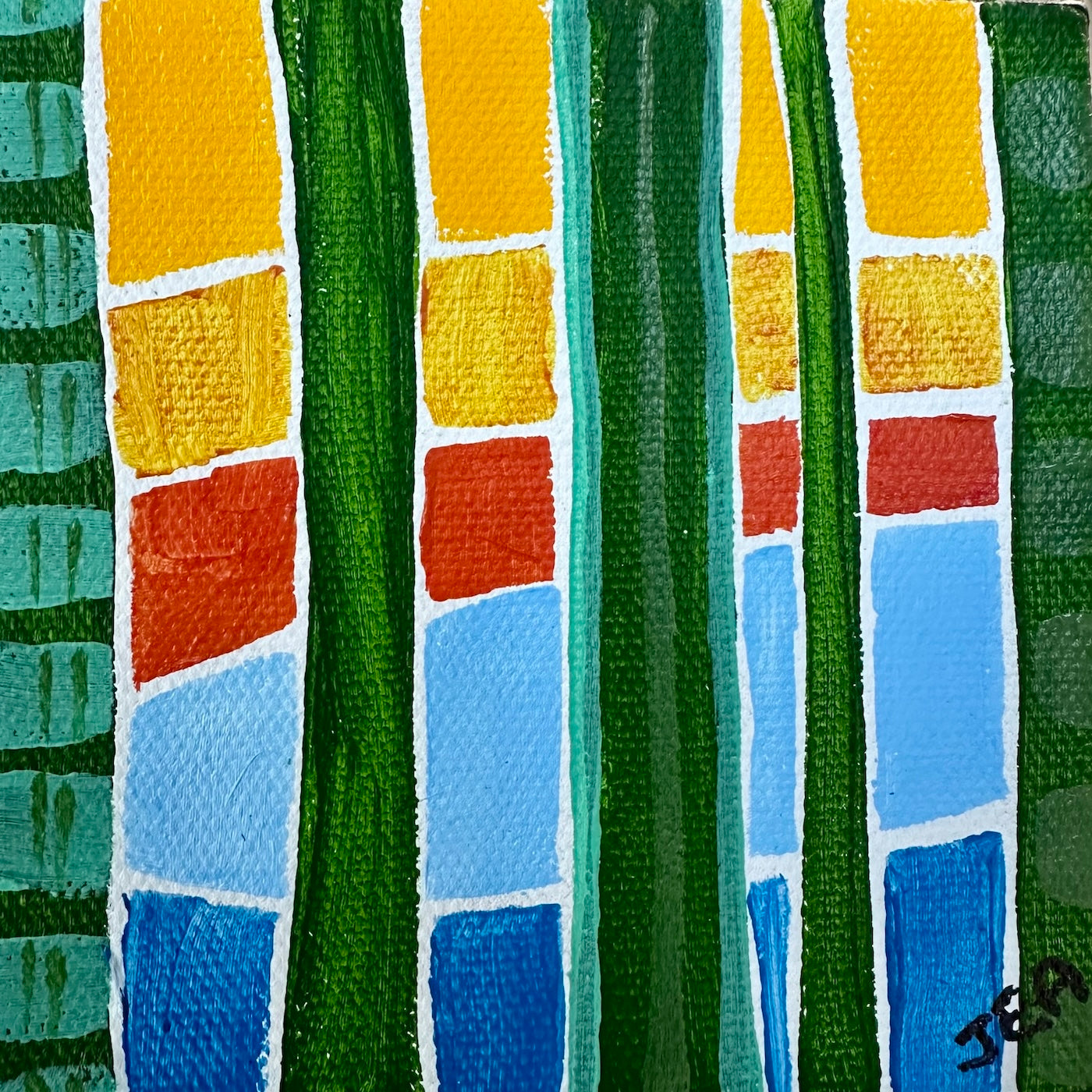 Forest Trees #1 by JudyBlue Anderson