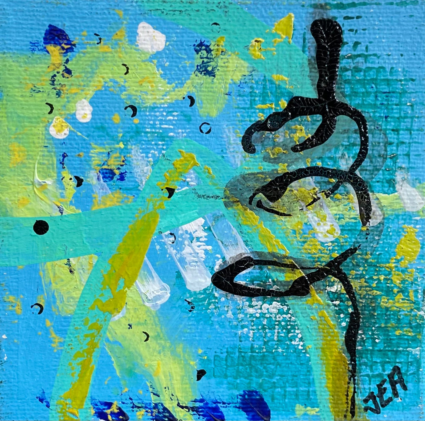 Mini Abstract #2 by JudyBlue Anderson
