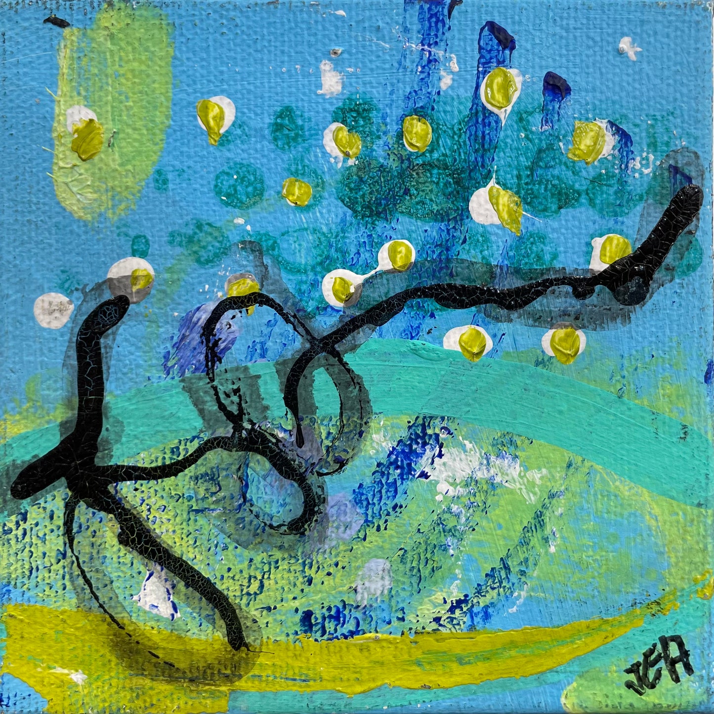 Mini Abstract #3 by JudyBlue Anderson