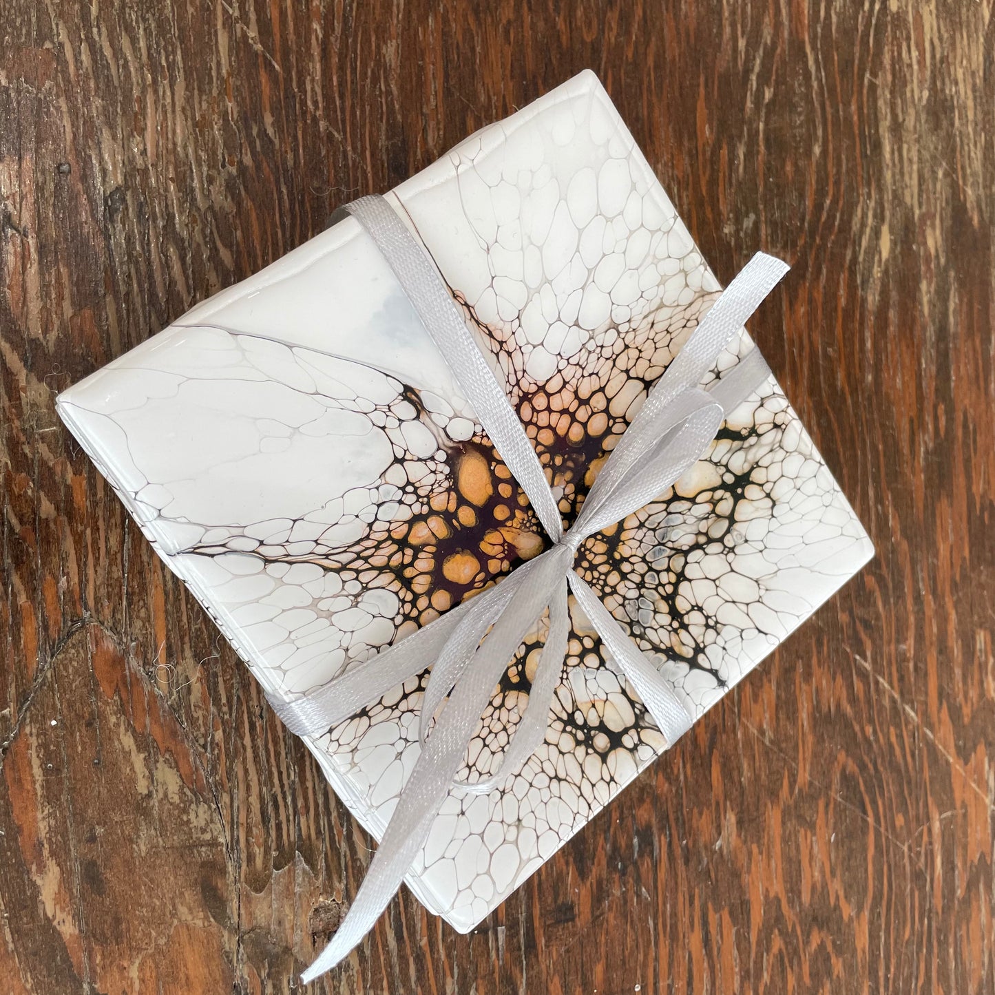 Colour Pop Coasters by Mary Perkins