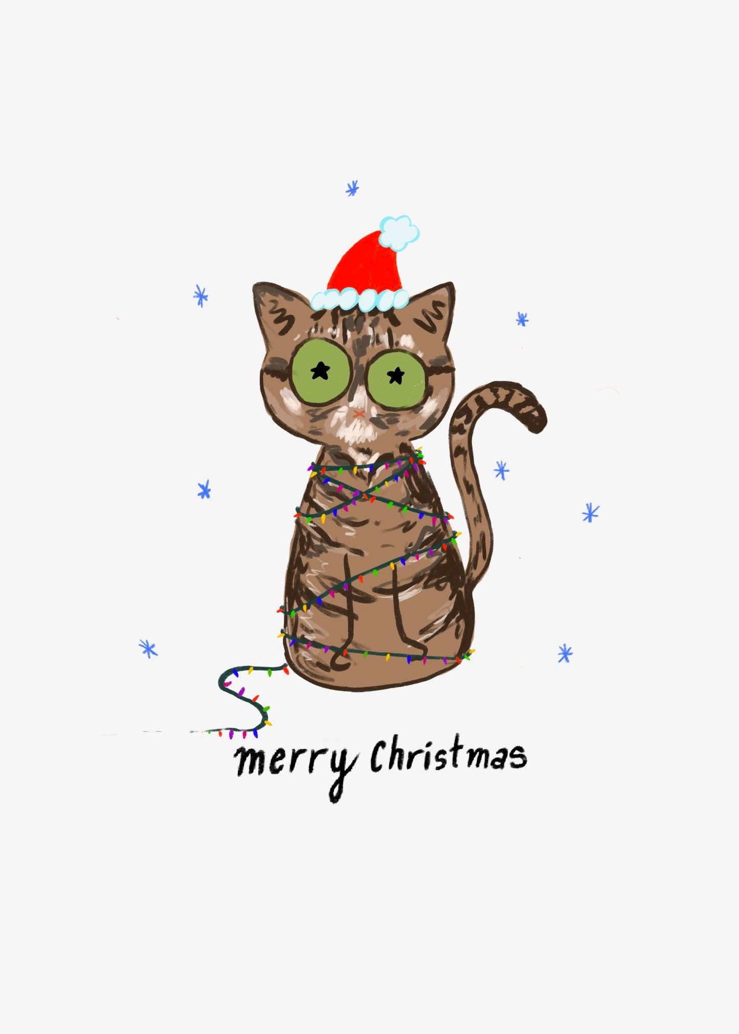 Christmas Cat Cards by Amelia Polster