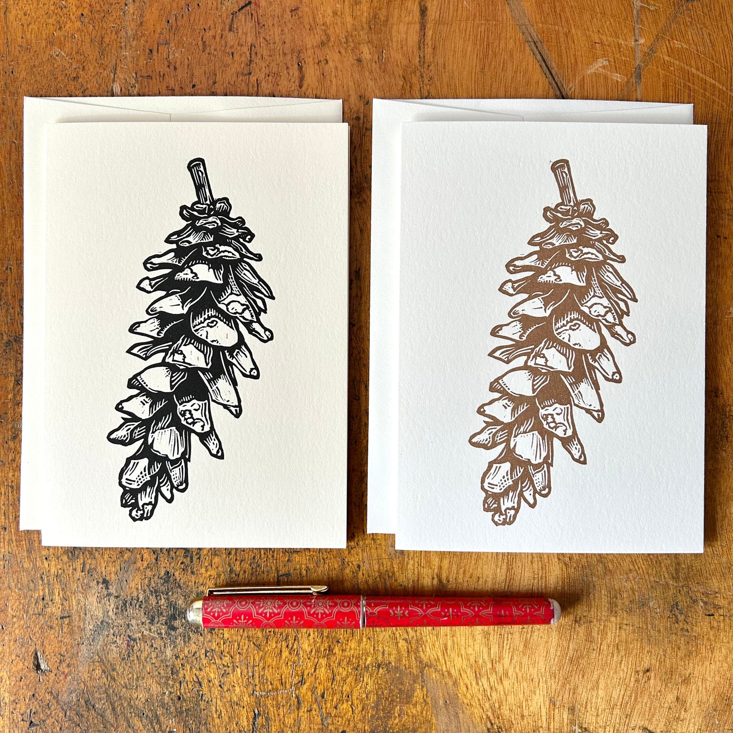 Pinecone Card by Jacquie Sullivan