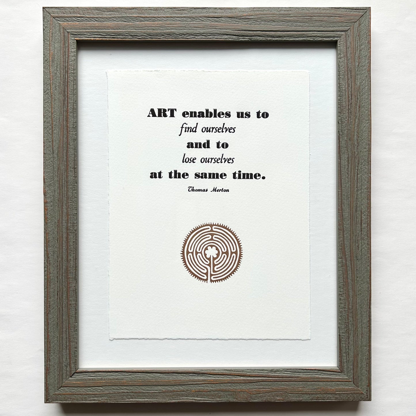 Art Enables Us To Find & Lose Ourselves Quote by Jacquie Sullivan