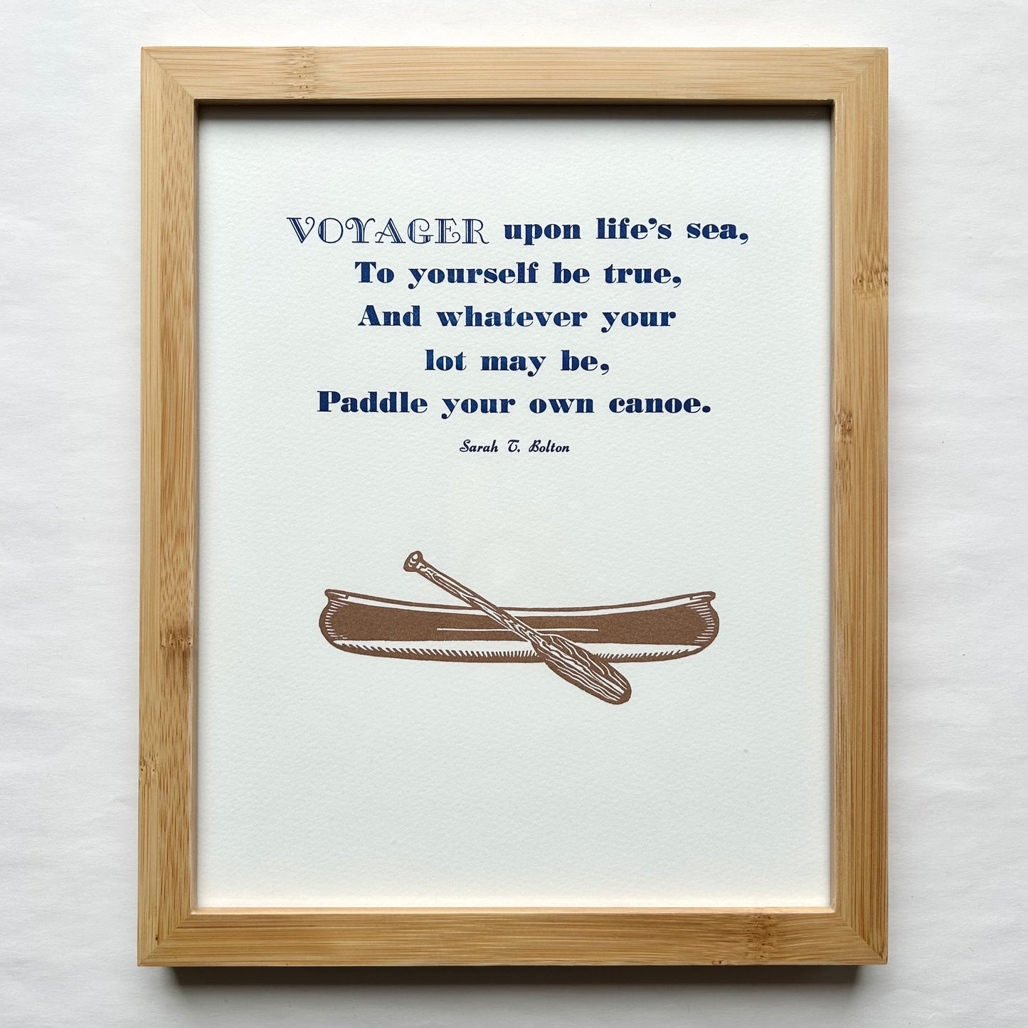 Paddle Your Own Canoe Quote by Jacquie Sullivan