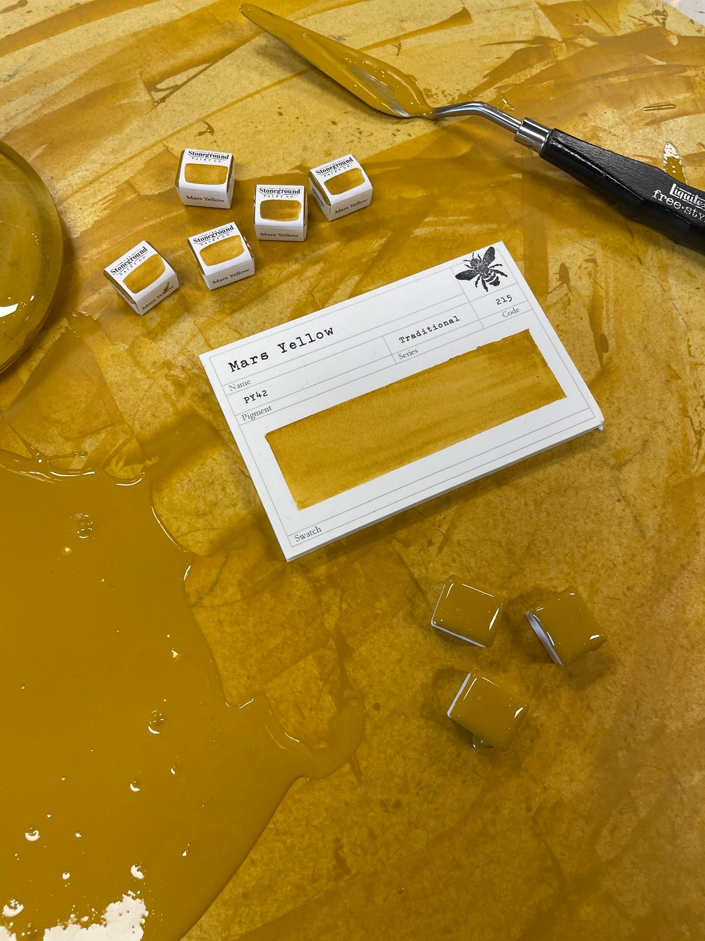 Stoneground Gouache - Mars Yellow