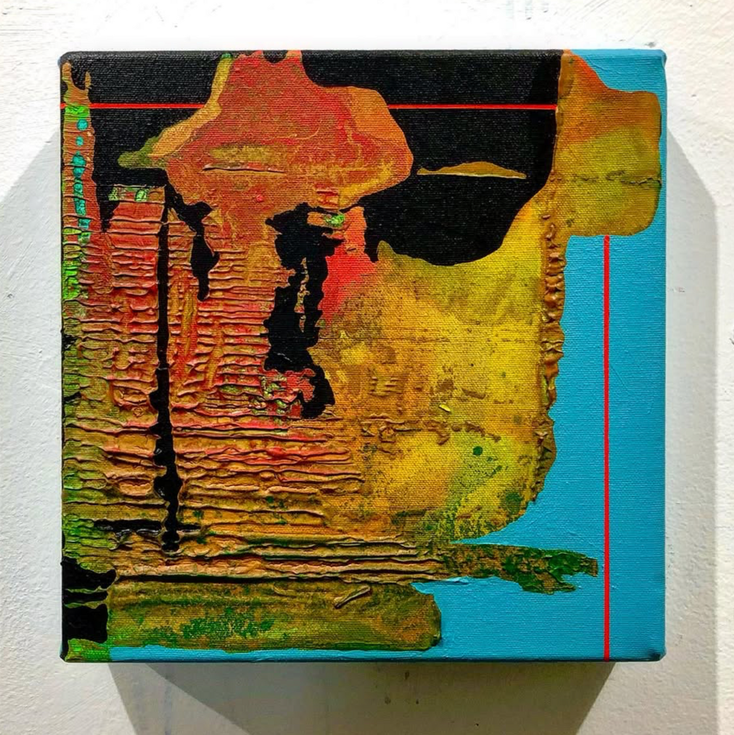 Old Garden Wall No 1. by Michael J Black
