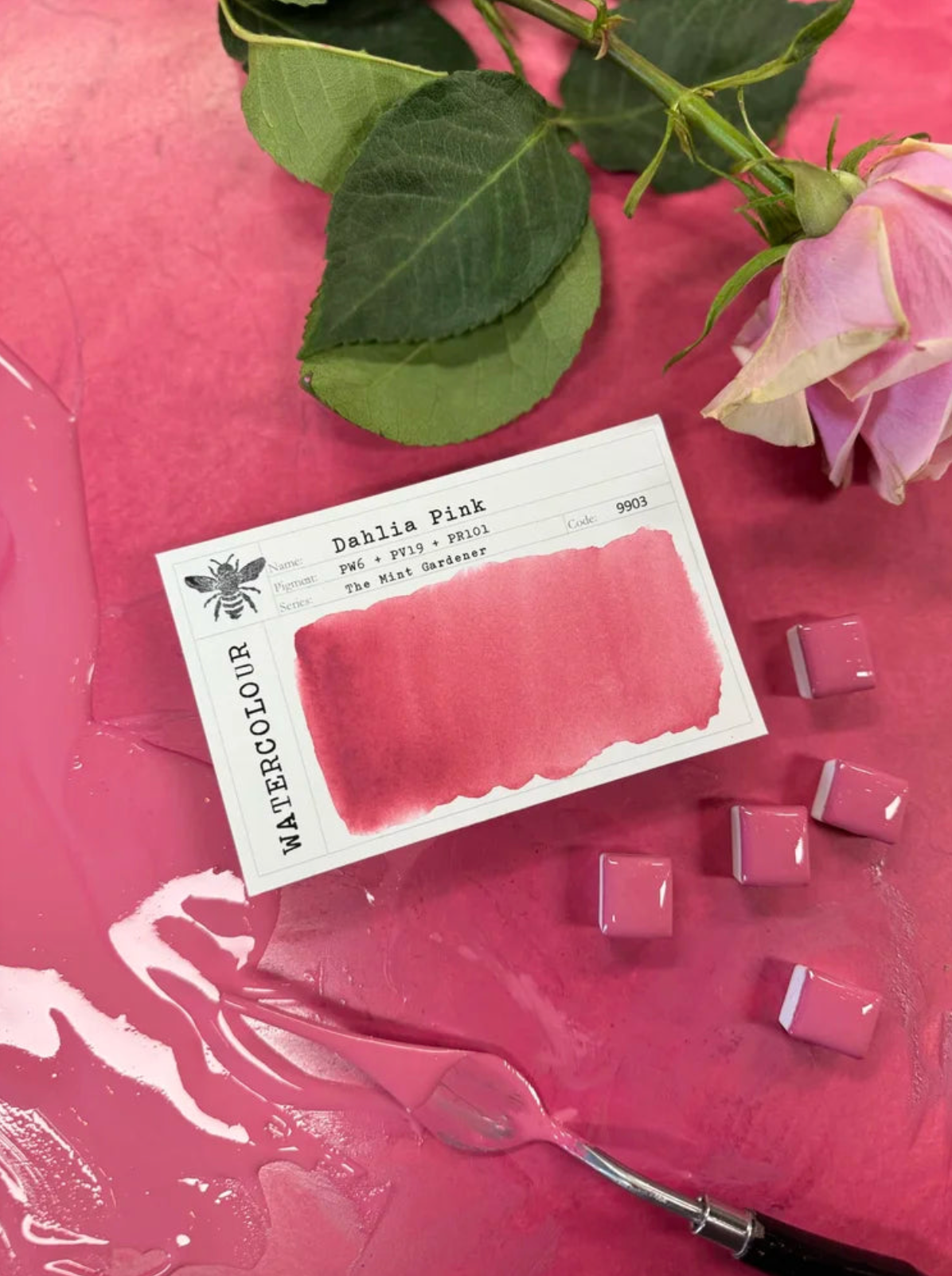 Stoneground - Dahlia Pink (Synthetic - Half Pan)