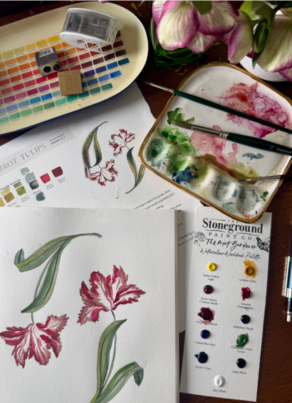 Cuaderno de Acuarelas de The Mint Gardener