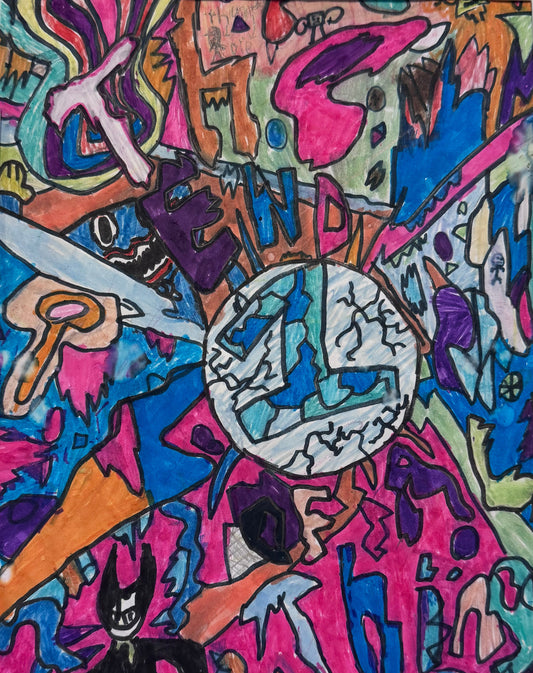 The End by Ashton - Kids Juried Art Show