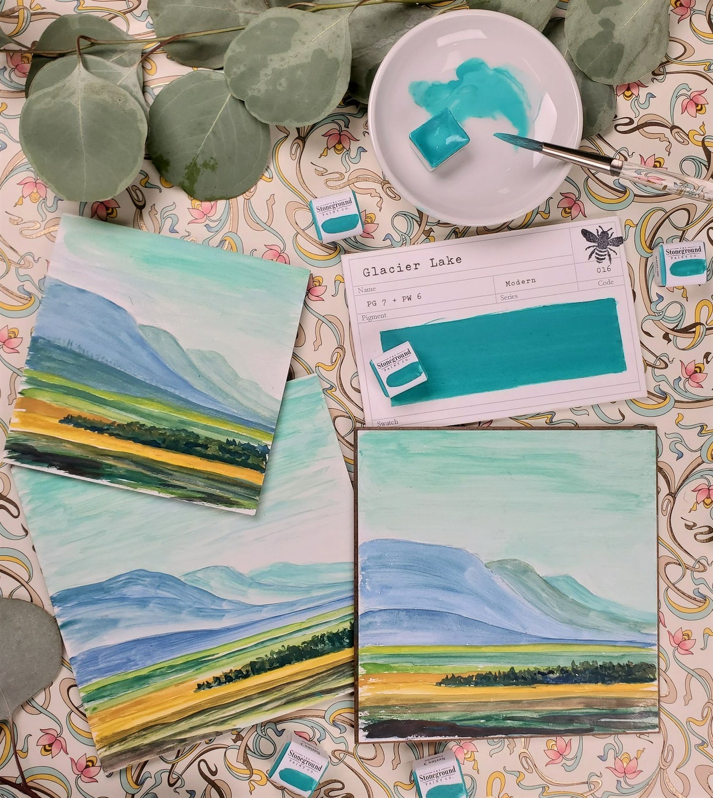 Stoneground Gouache - Glacier Lake
