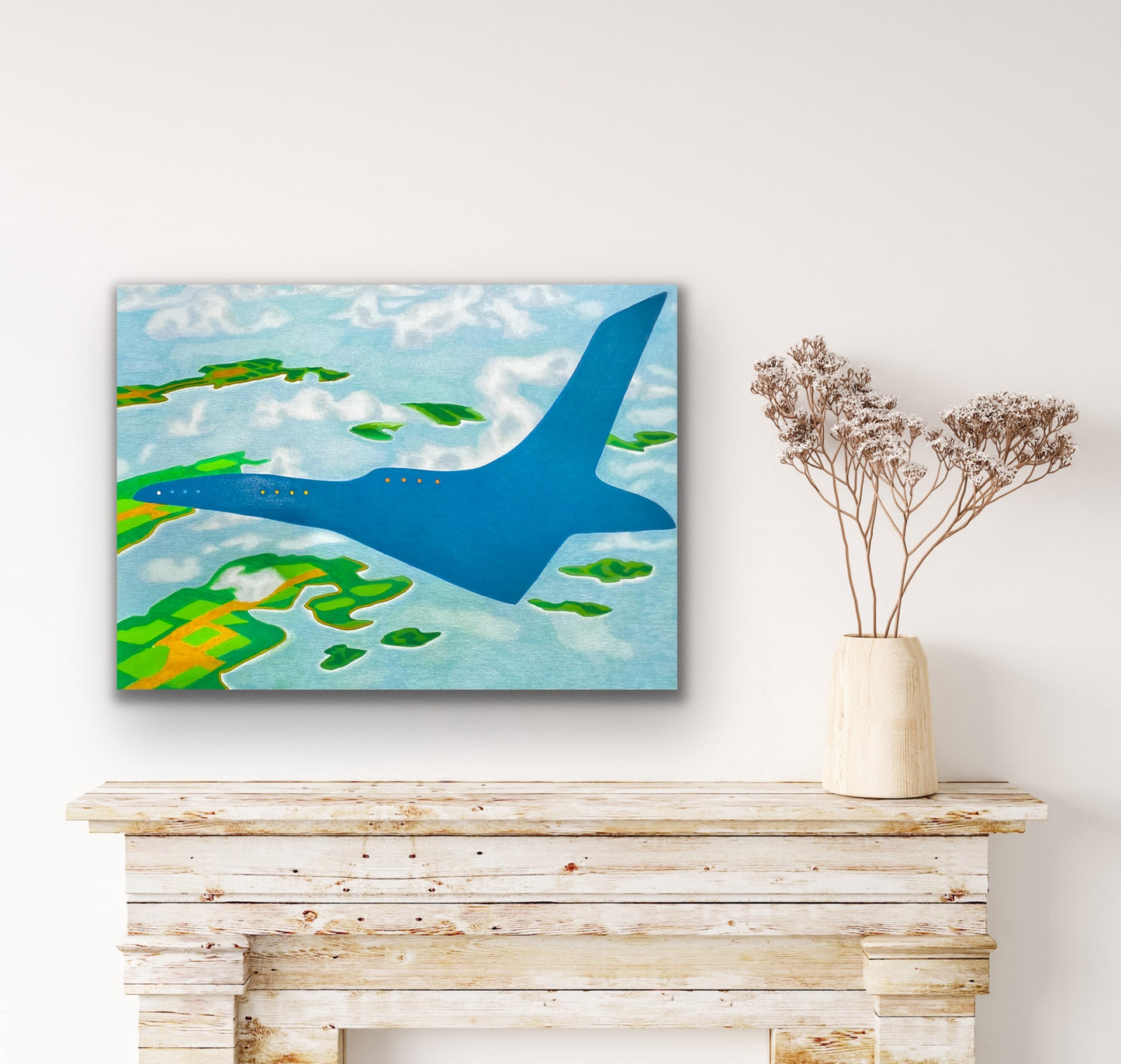 Blue Plane Special Print by Kevin J Harper