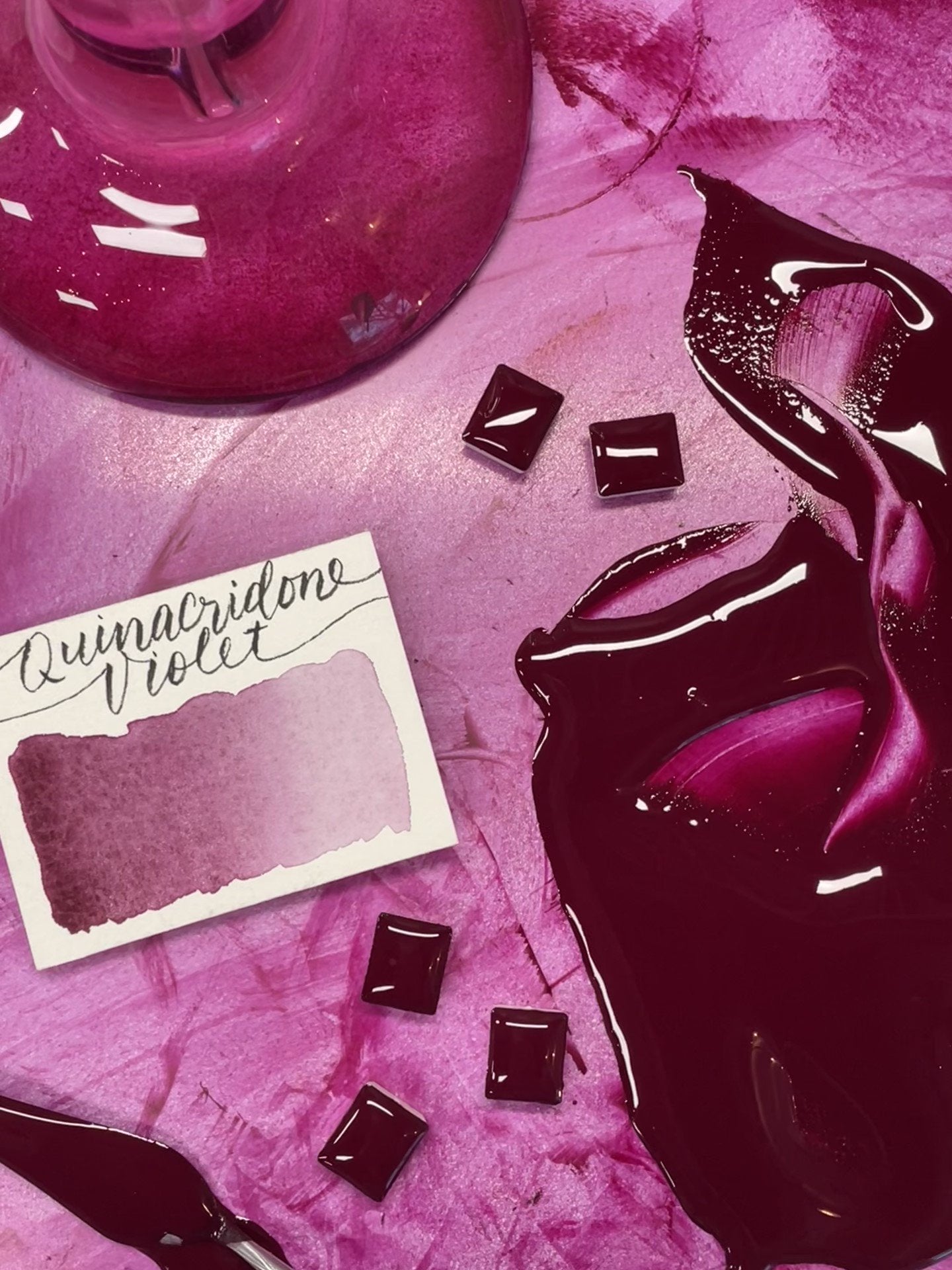 Stoneground - Quinacridone Violet (Synthetic - Half Pan)