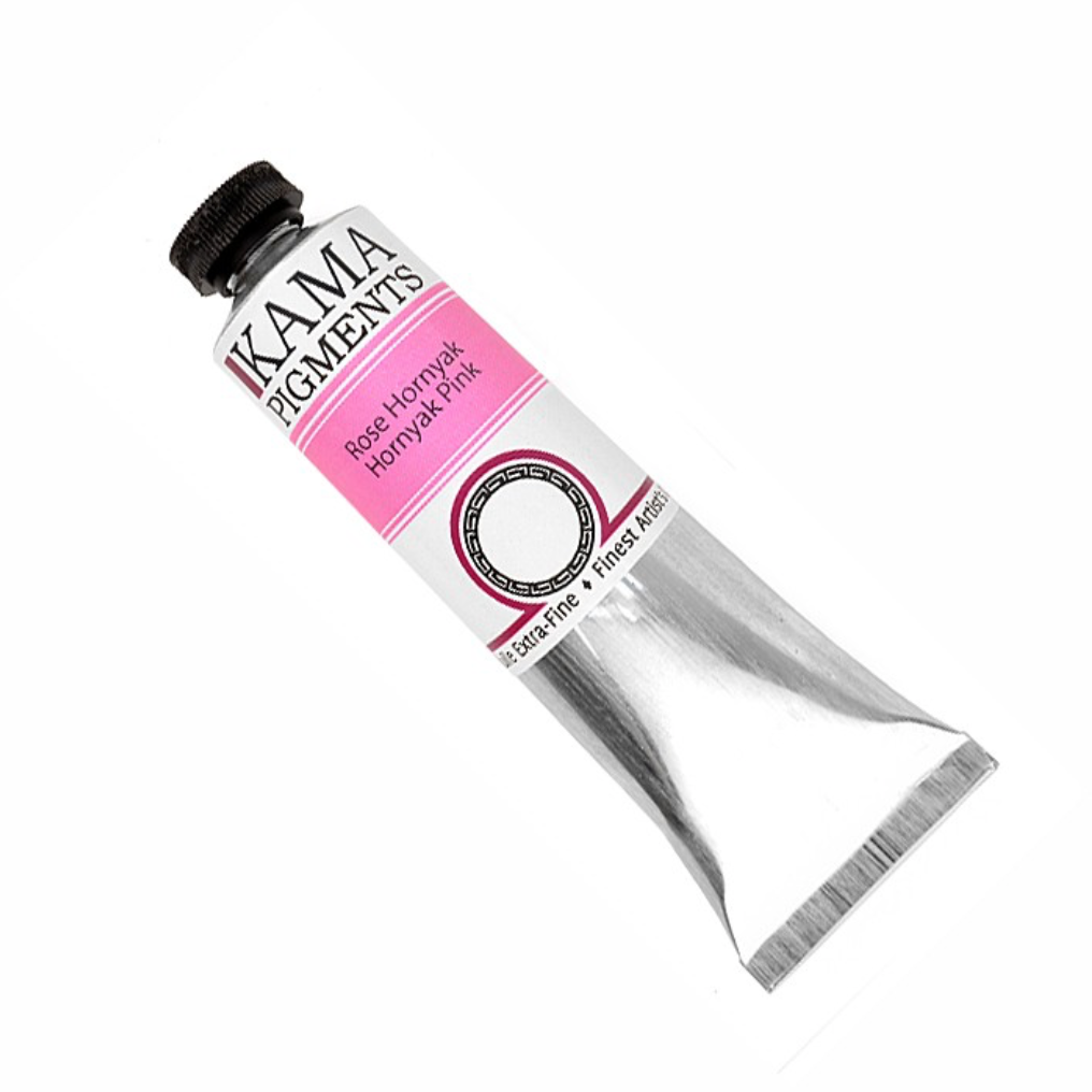 Peinture à l'huile rose de Kama Hornyak