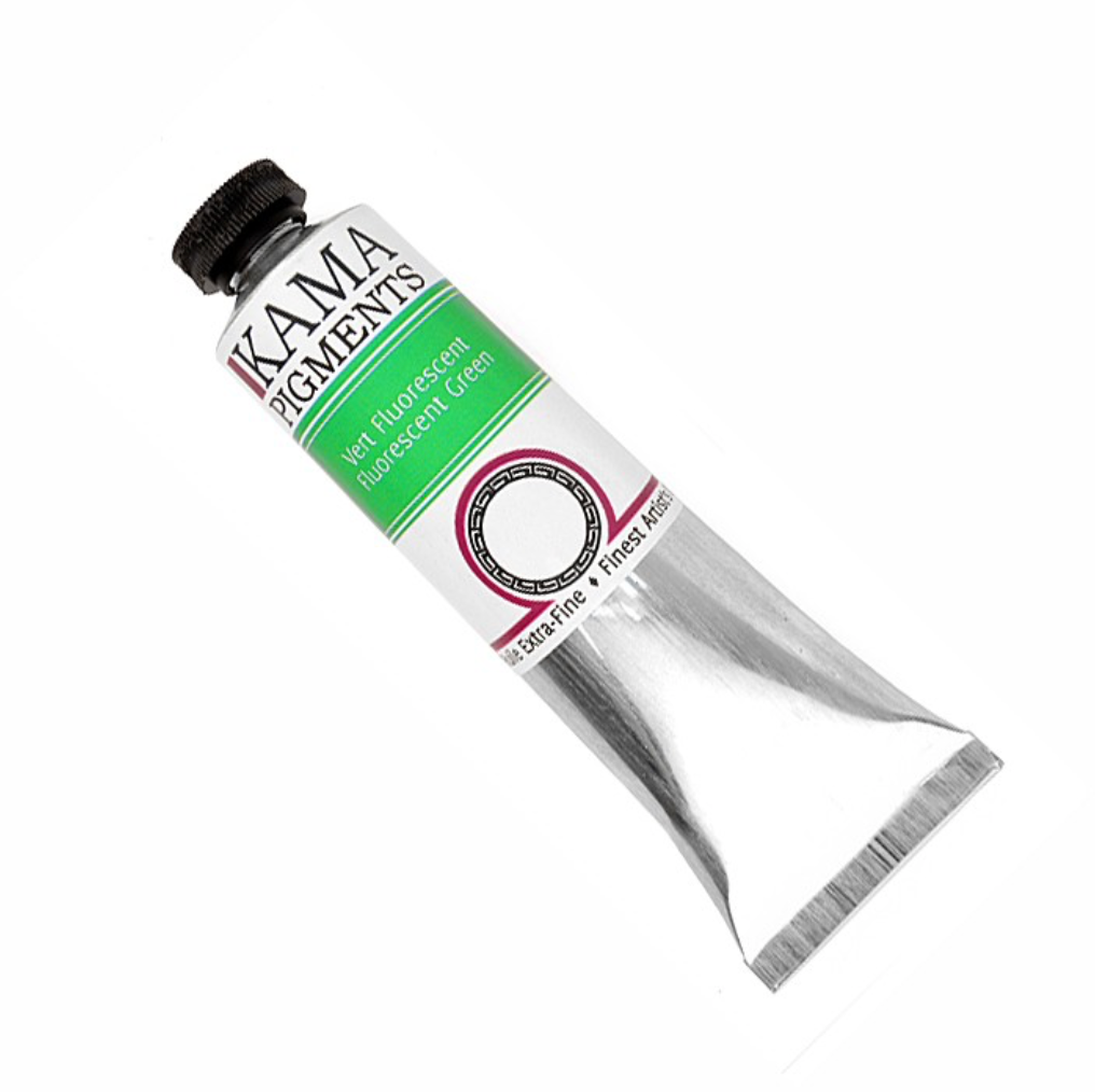 Kama Fluorescent Green Oil Paint