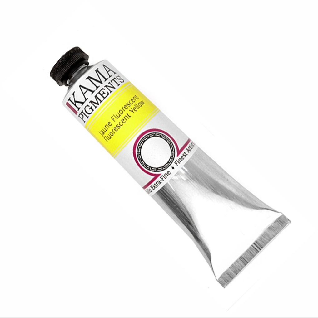 Kama Fluorescent Yellow Oil Paint