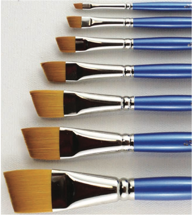 H.J Gold Sable® Brush - Series 725 - Angular