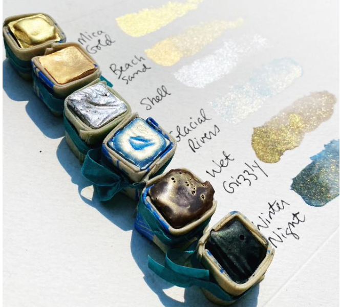 Beam Paints - Palette de pierres de peinture Northern Lights