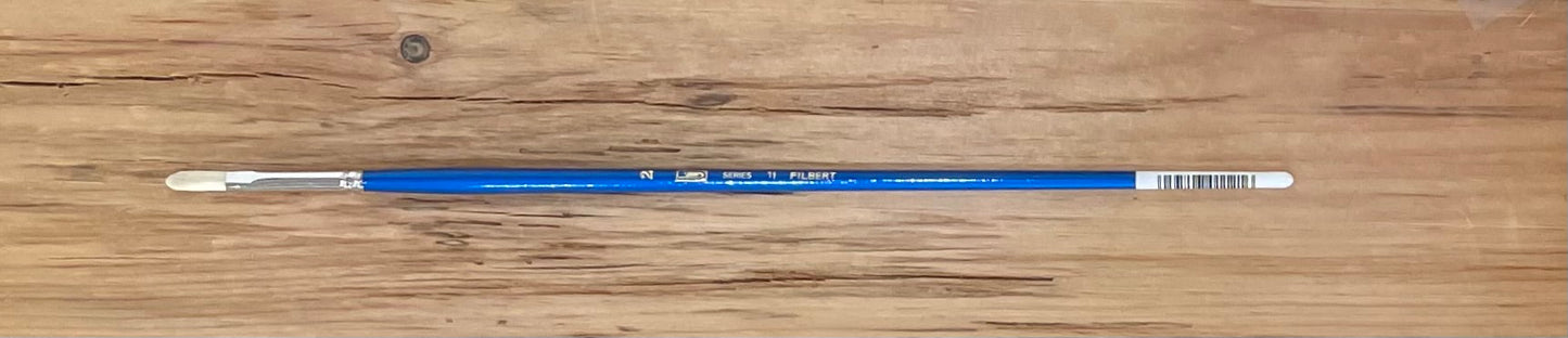H.J Finest Hog Bristle Brush - Filbert, Series 11