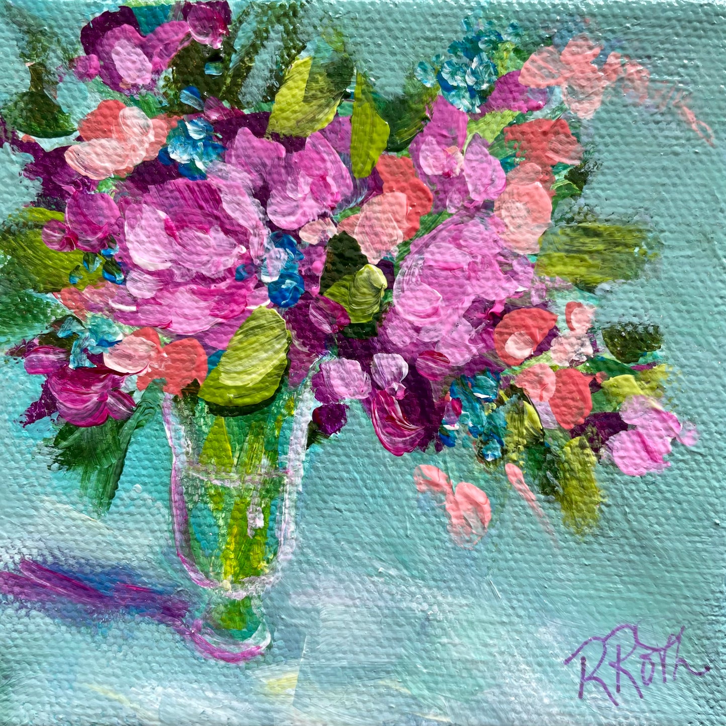 Polka Dot Pinks by Raquel Roth