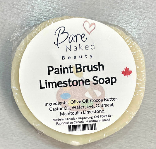 Bare Naked Beauty - Limestone Paint Brush Soap