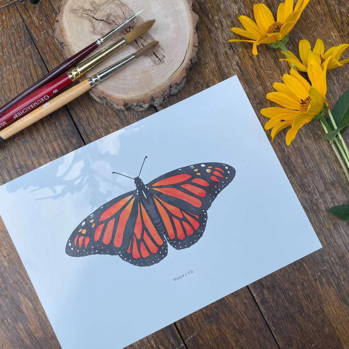 Tisgan Bebezhik Gindaaswin: Peinture par numéro - Machaon tigré de l'Est