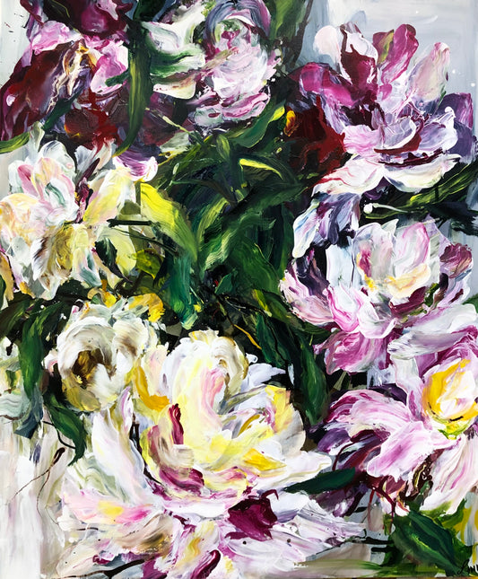 Poetry of Peonies by Denise Lini