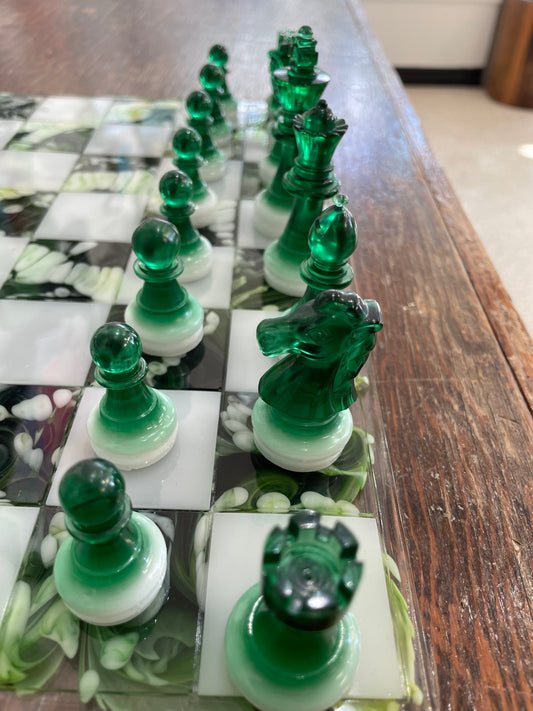 Emerald City Chess Set by Mary Perkins