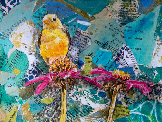 Birdsong: Goldfinch by Kate Greenway