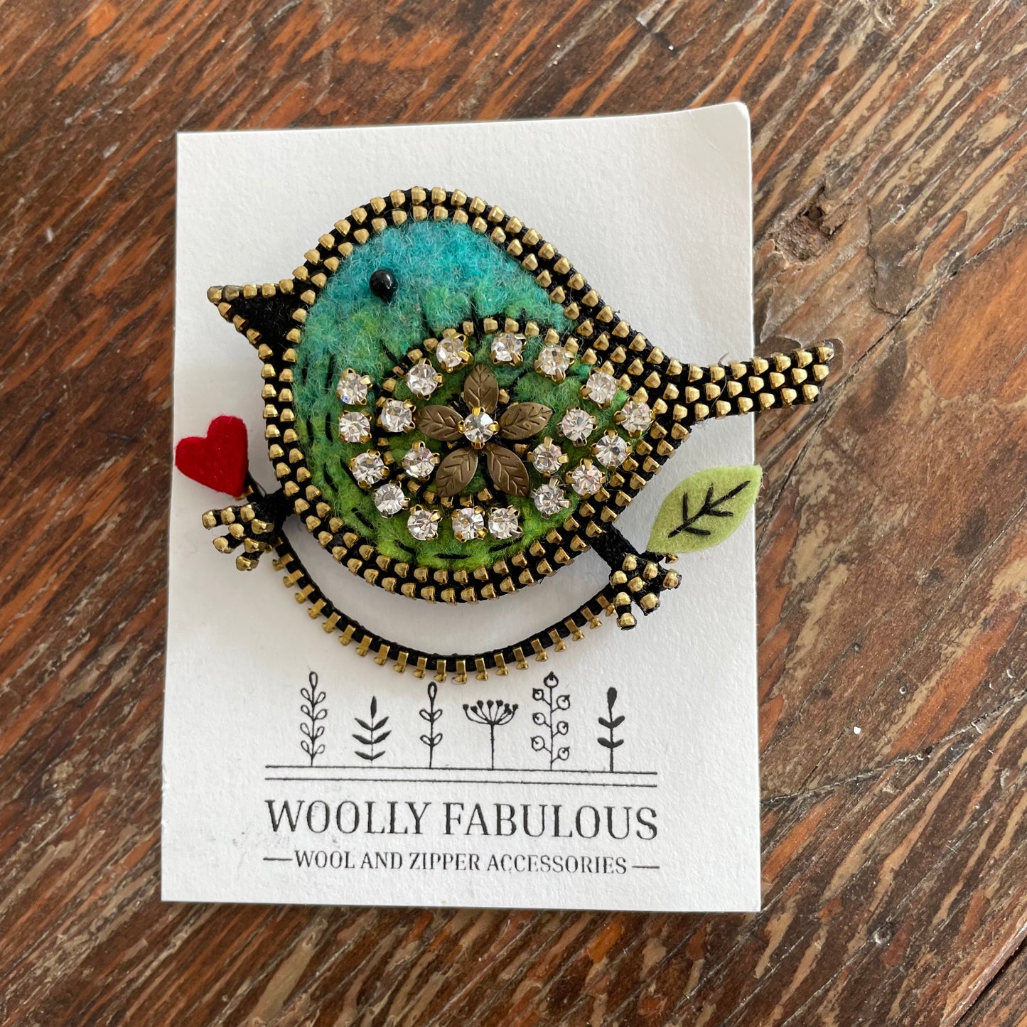Bird Brooch by Odile Gova