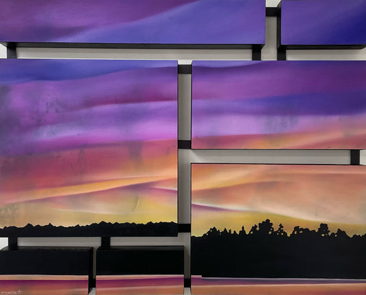 Composition of Magnetawan Sunset by Leah Olsen-Kent