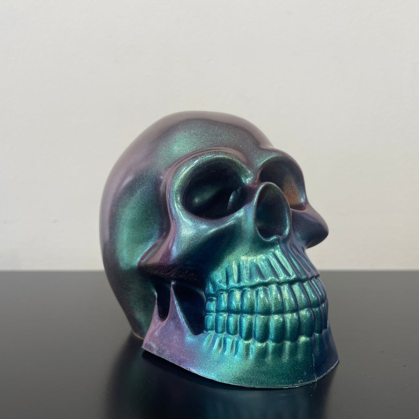 Resin Skulls by Mary Perkins