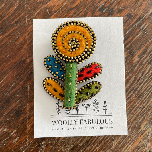 Posey Flower Brooch by Odile Gova