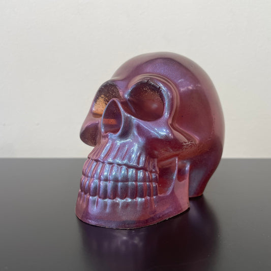 Resin Skulls by Mary Perkins