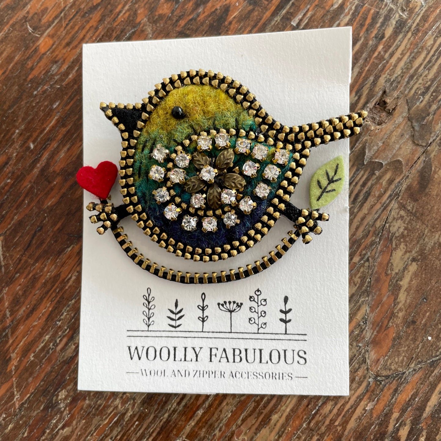 Bird Brooch by Odile Gova