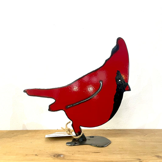 Cardinal Sculpture by Daniella Boerhof