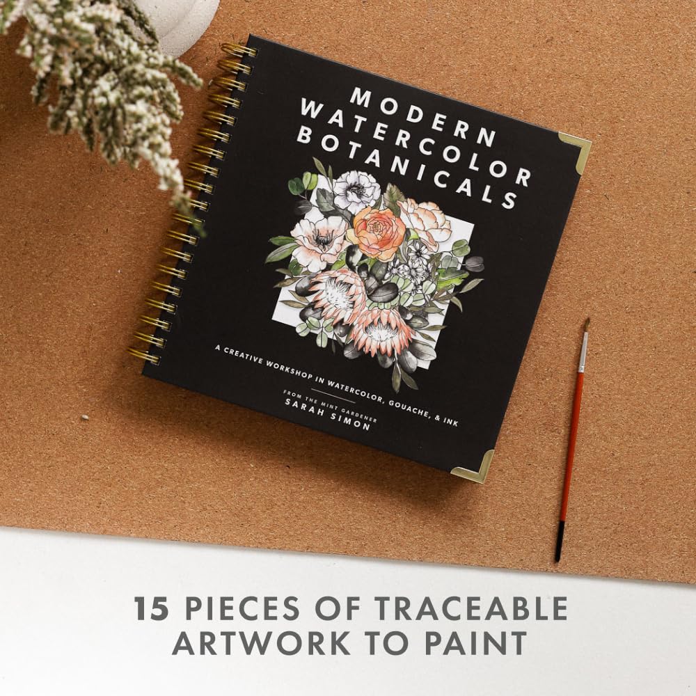 Modern Watercolour Botanicals: A Creative Workshop in Watercolour, Gouache, & Ink