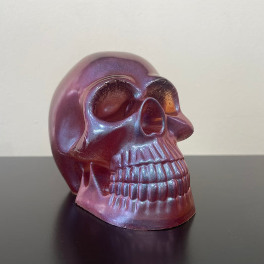 Resin Skulls by Mary Perkins