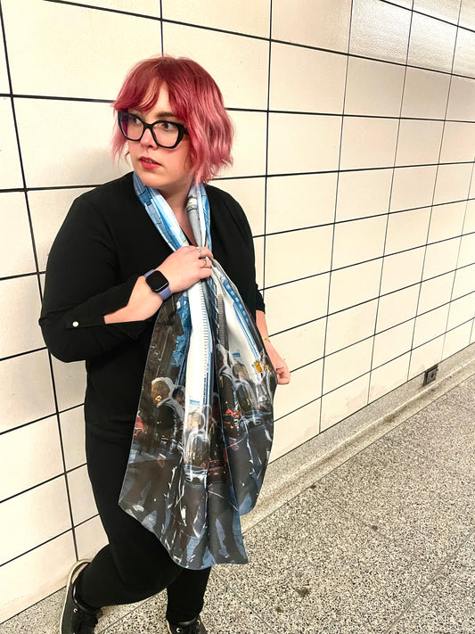 Silk Scarf - Pocket Full of Dream by Sabrina Leeder