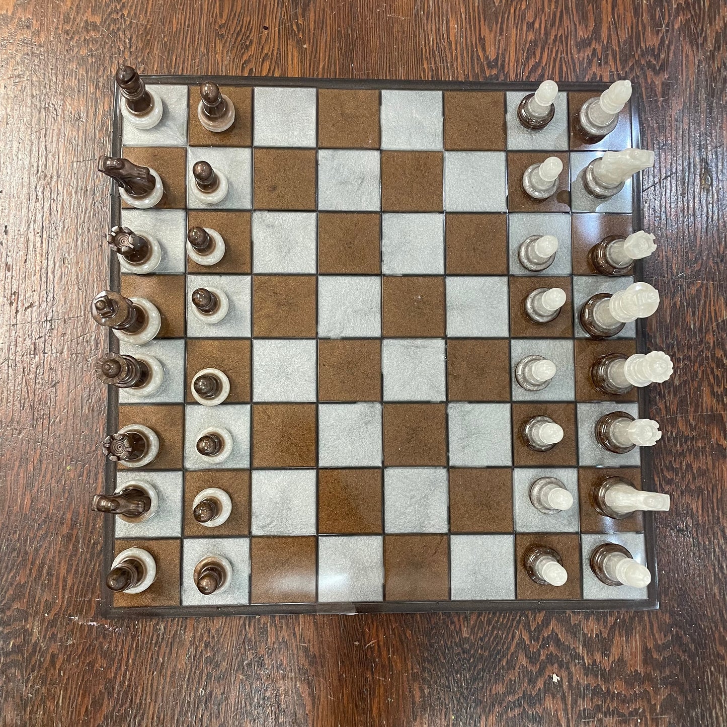 “Coffee Time” Chess Set by Mary Perkins