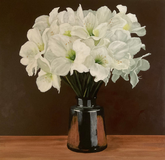 Amaryllis in Vase by Sharon Nielsen