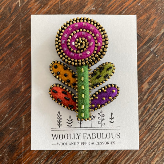 Posey Flower Brooch by Odile Gova