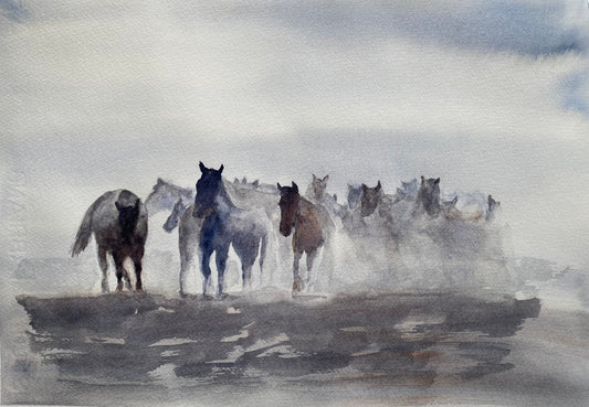 Misty Meeting by Jane Butler