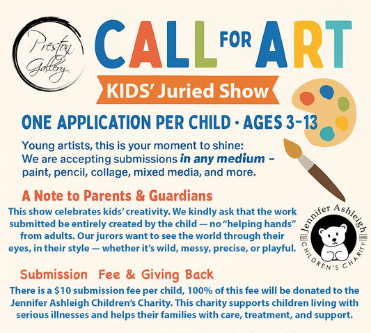 Preston Gallery Presents: The Kids’ Juried Show Application